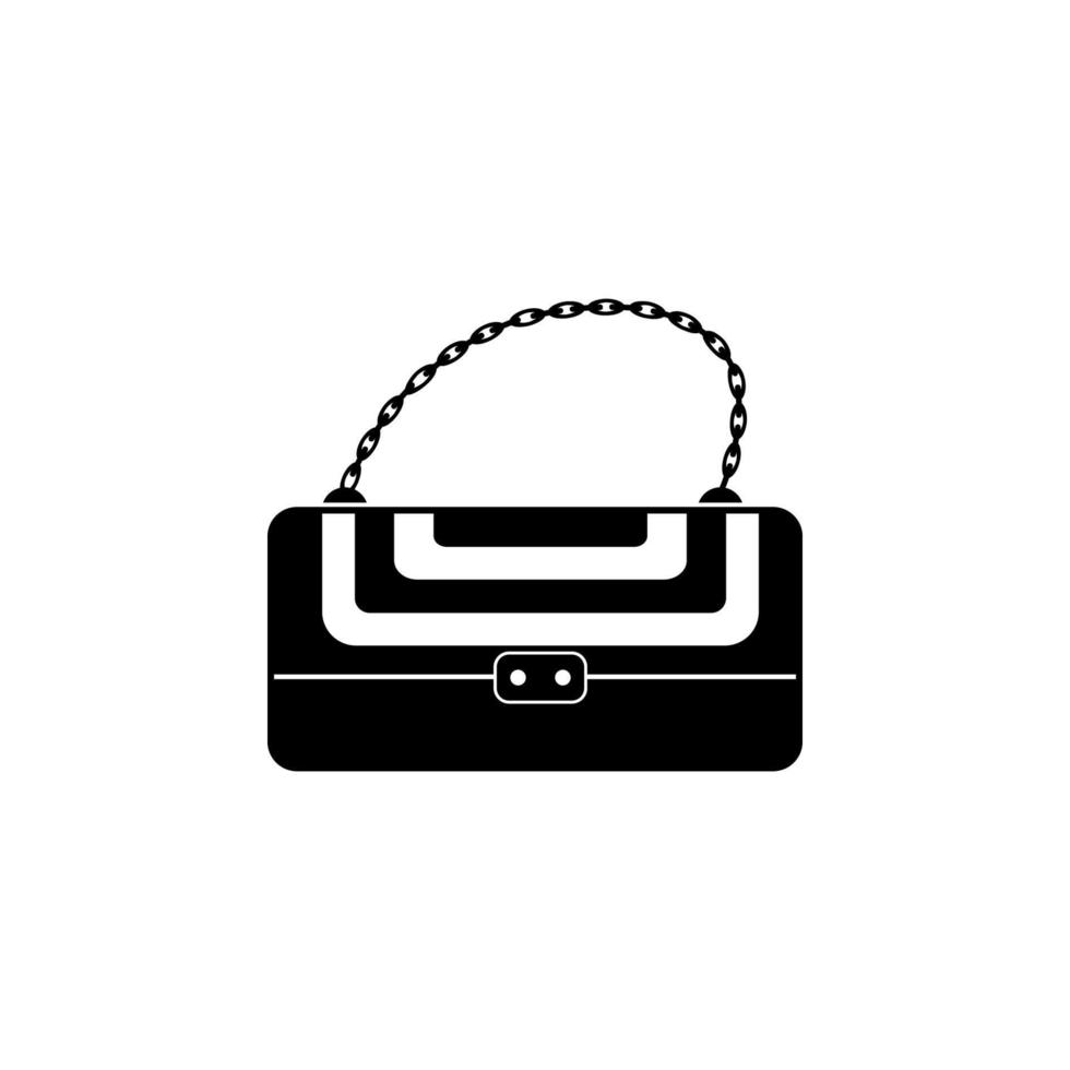 ladies handbag vector icon illustration