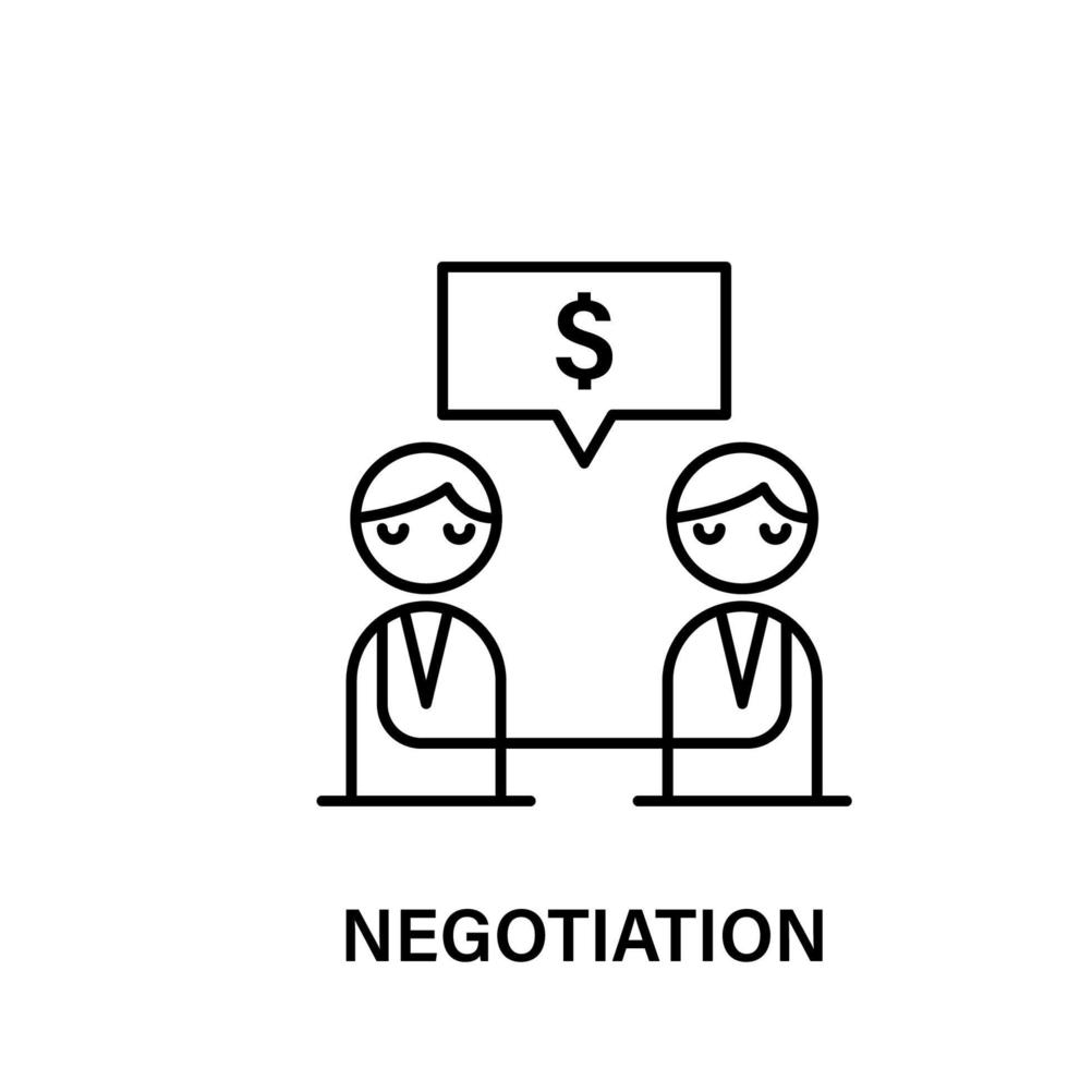 communication, people, bubble, dollar, negotiation vector icon illustration
