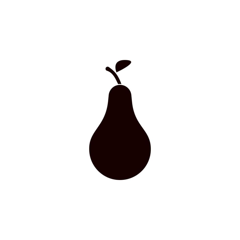 pear vector icon illustration