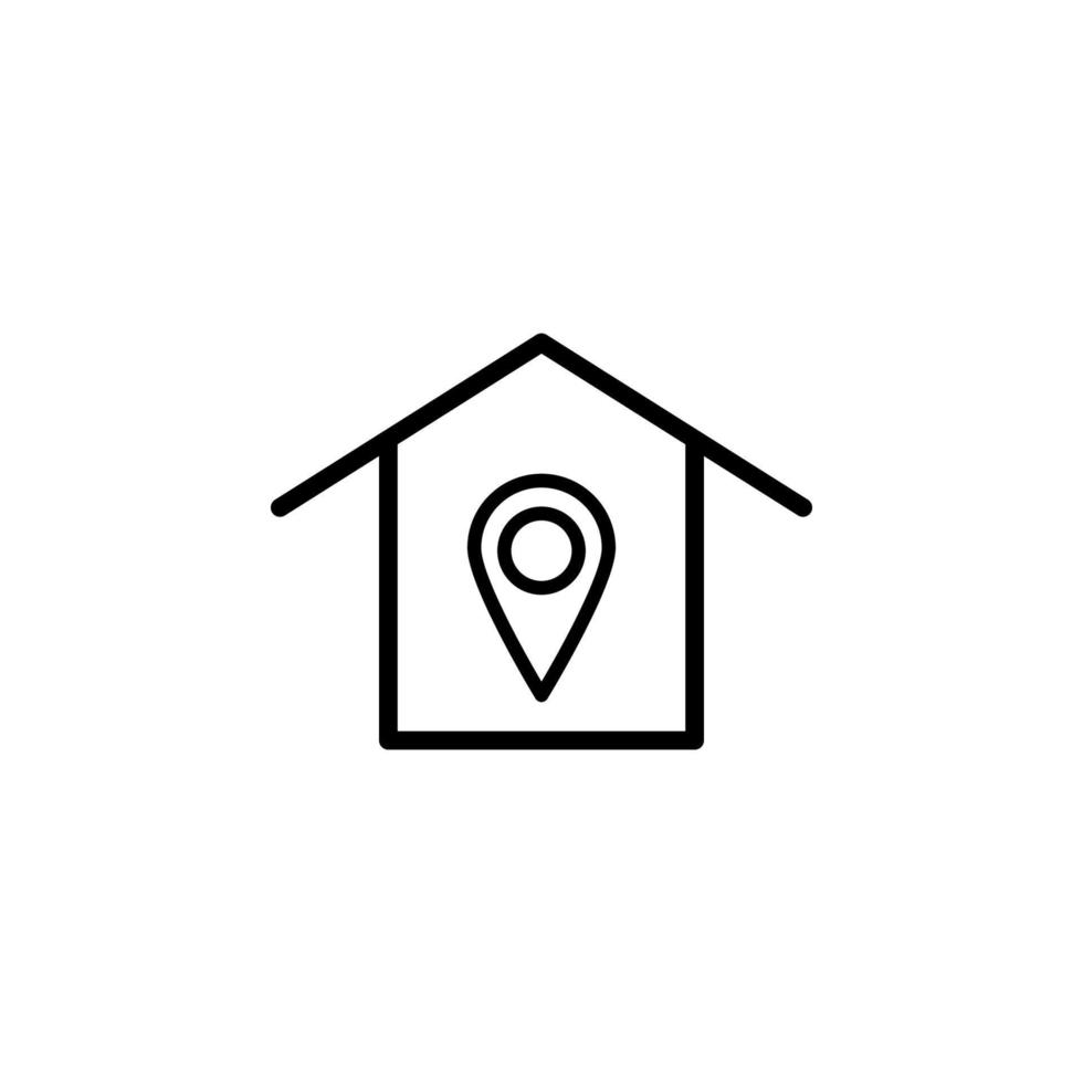 real estate geolacation vector icon illustration