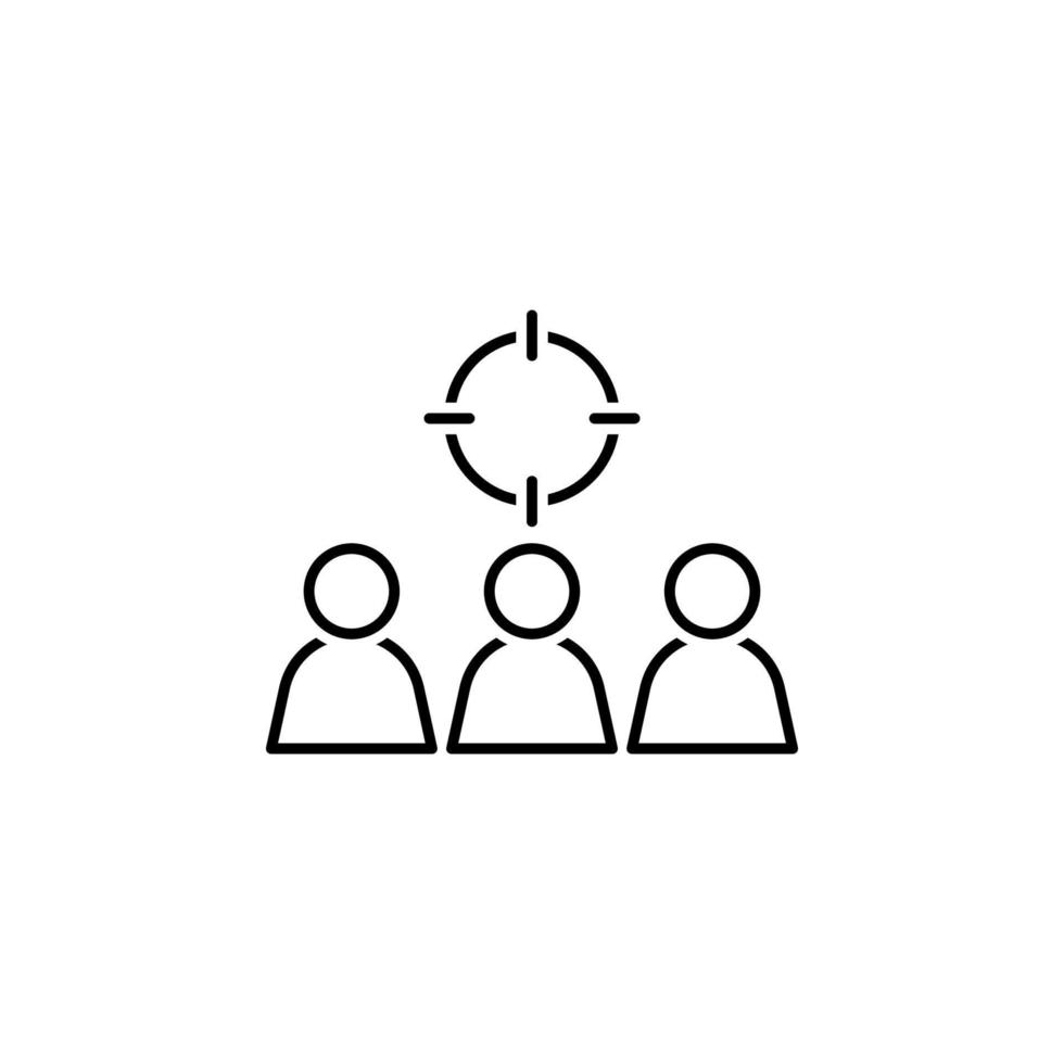 Target vector icon illustration