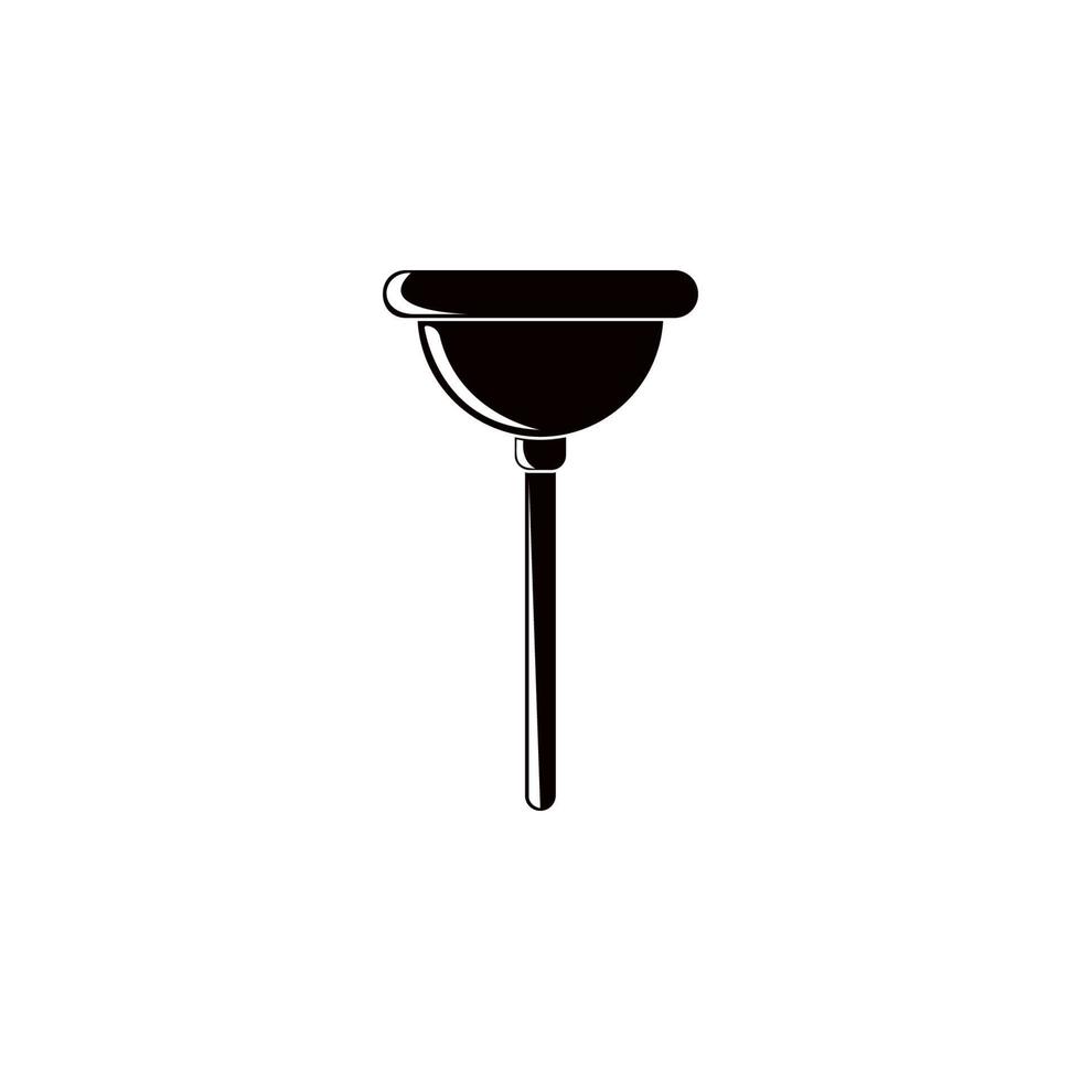 plunger vector icon illustration