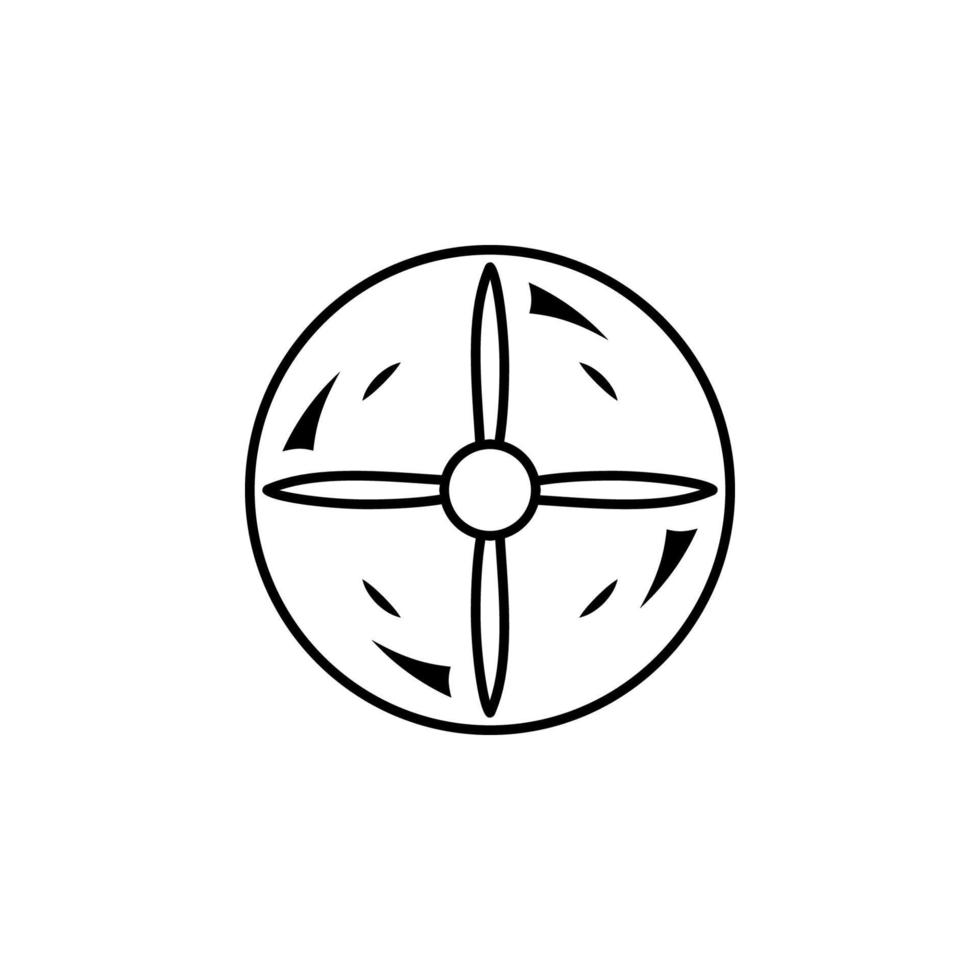 propeller, drone, copter vector icon illustration