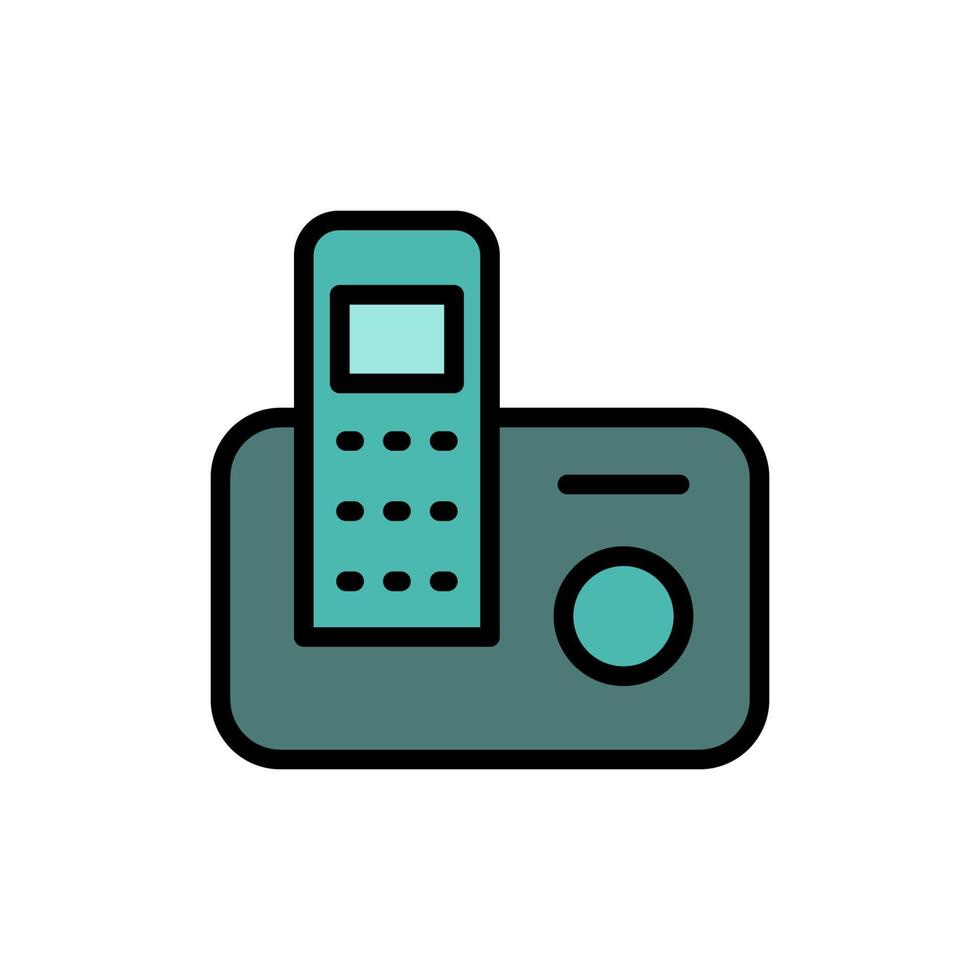 Phone, landline vector icon illustration