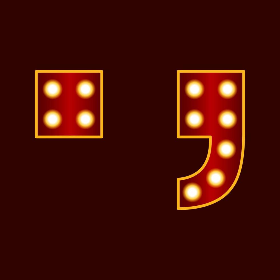 1 number with bulb vector icon