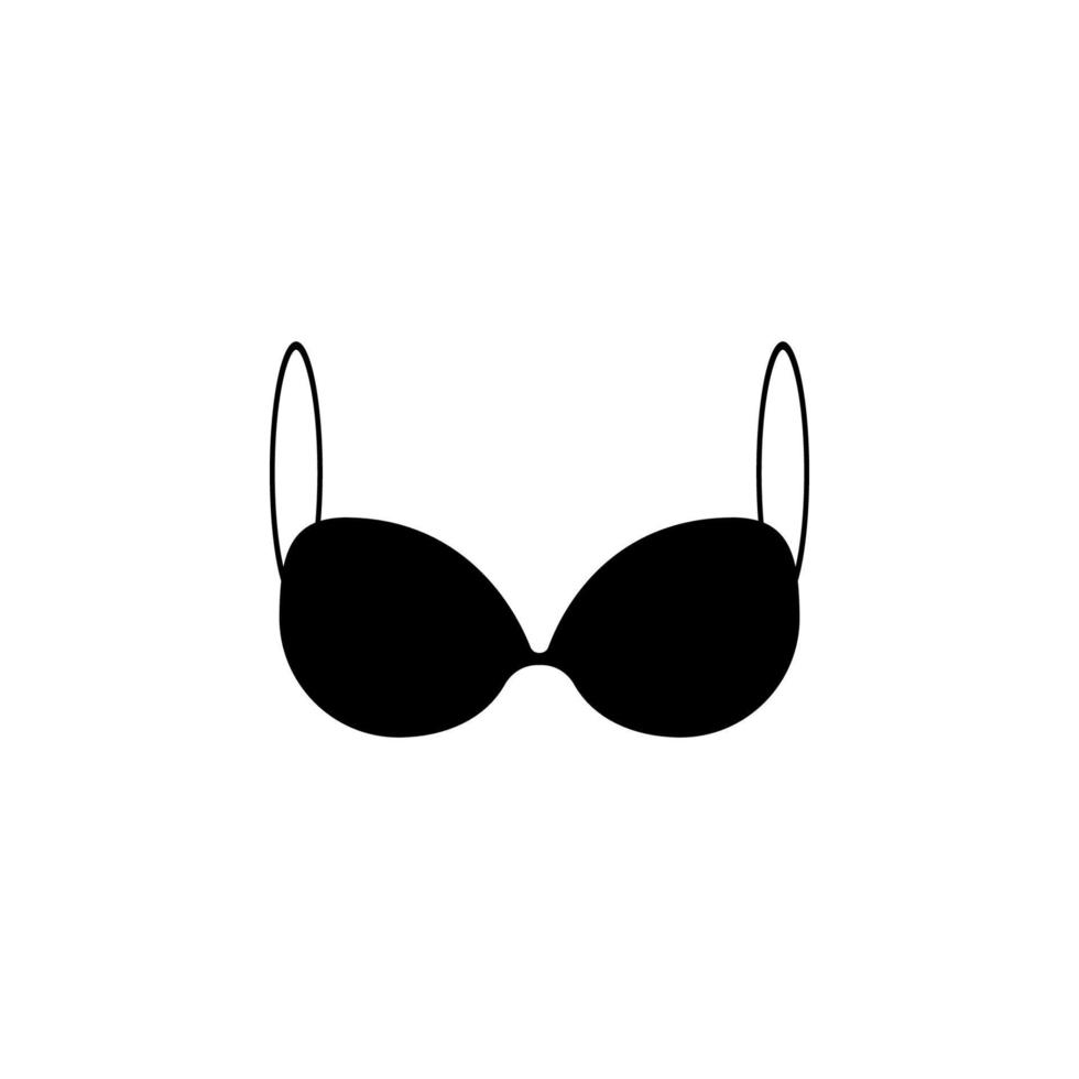 Bra vector icons set outline style Stock Vector