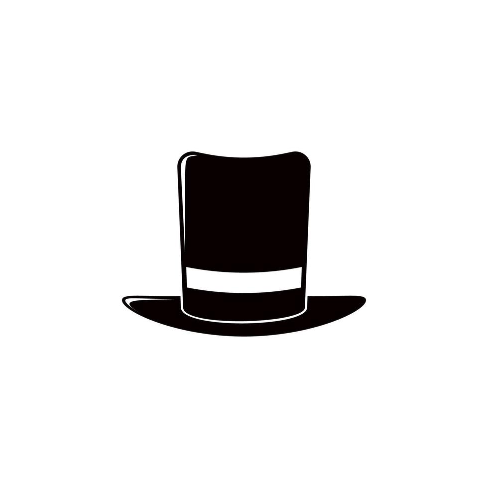 cylinder hat vector icon illustration