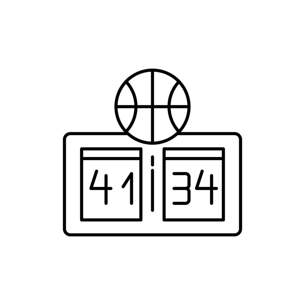 Score vector icon illustration