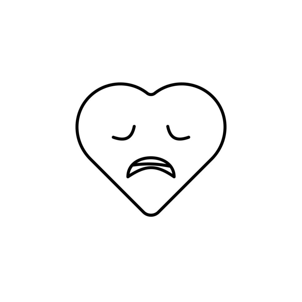 disappointed emoji vector icon illustration