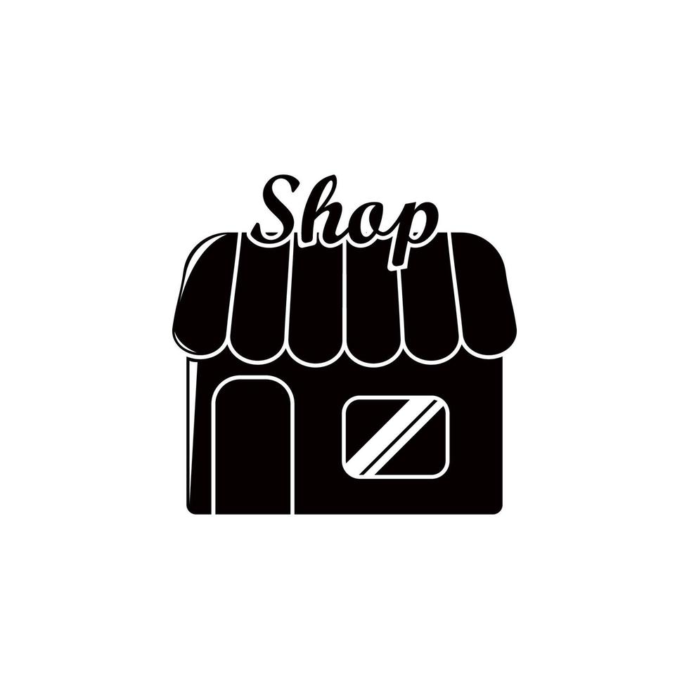 shop vector icon illustration