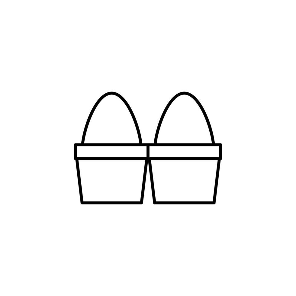 farm, eggs vector icon illustration