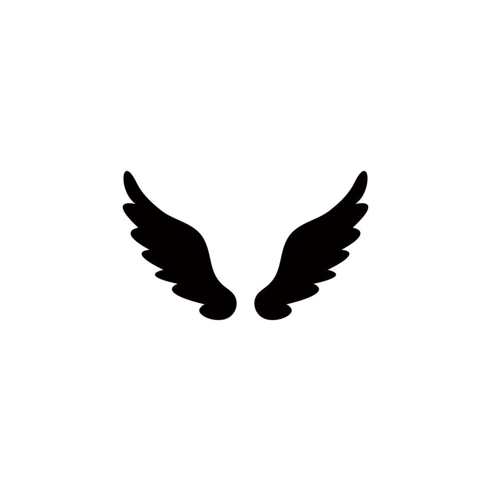 wings vector icon illustration