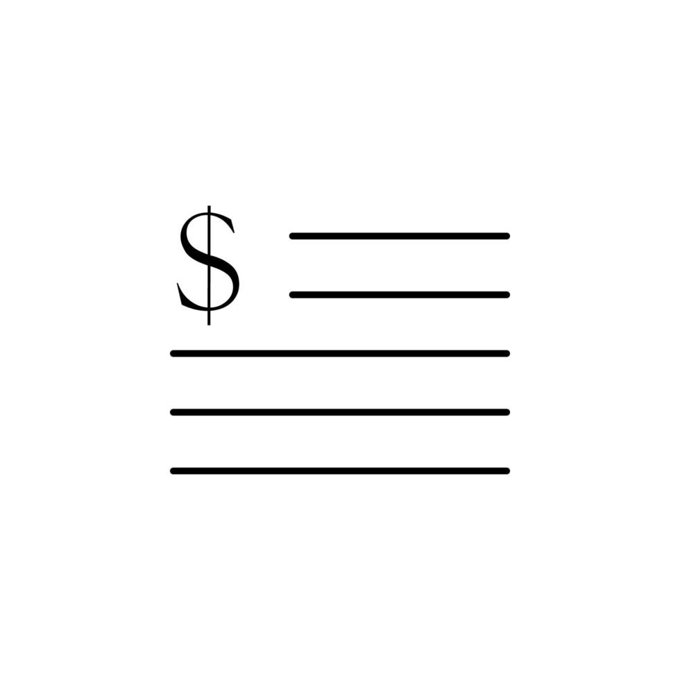 list dollar vector icon illustration