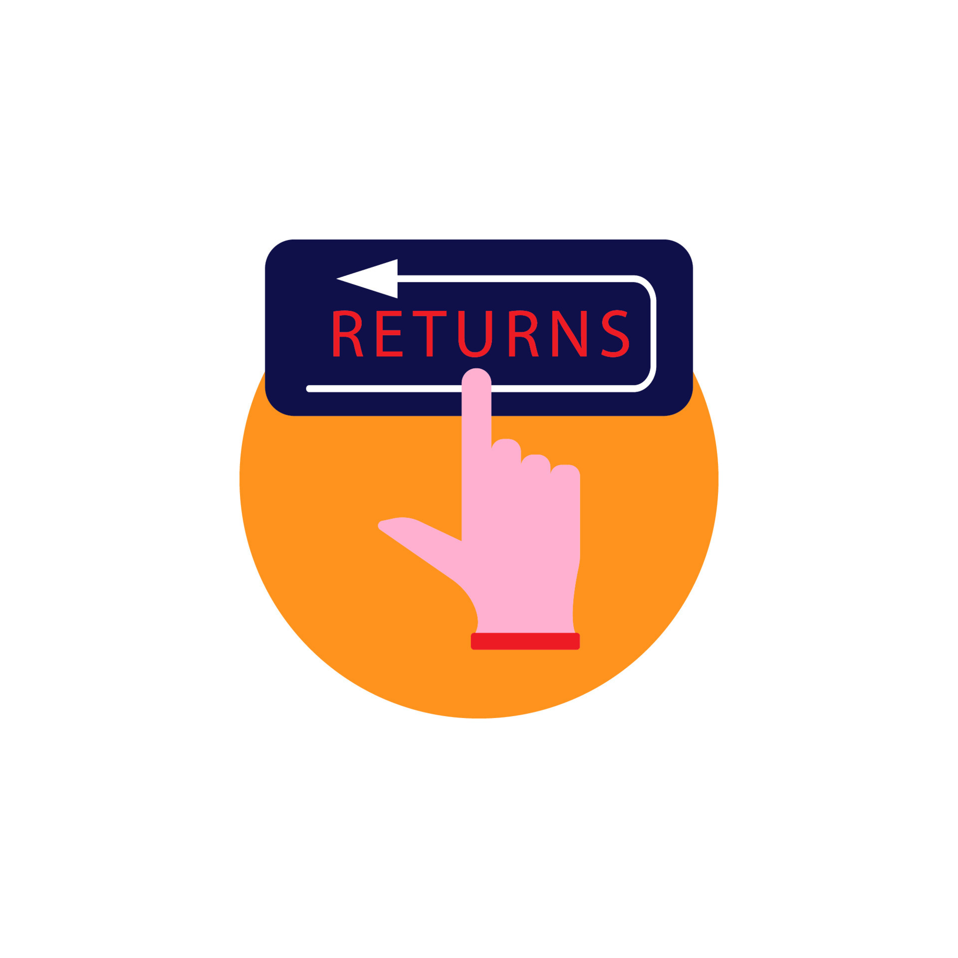 Discount return vector icon illustration 23196183 Vector Art at Vecteezy
