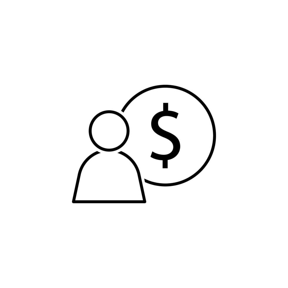 Income vector icon illustration