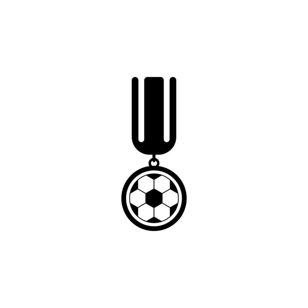 fútbol americano medalla vector icono ilustración