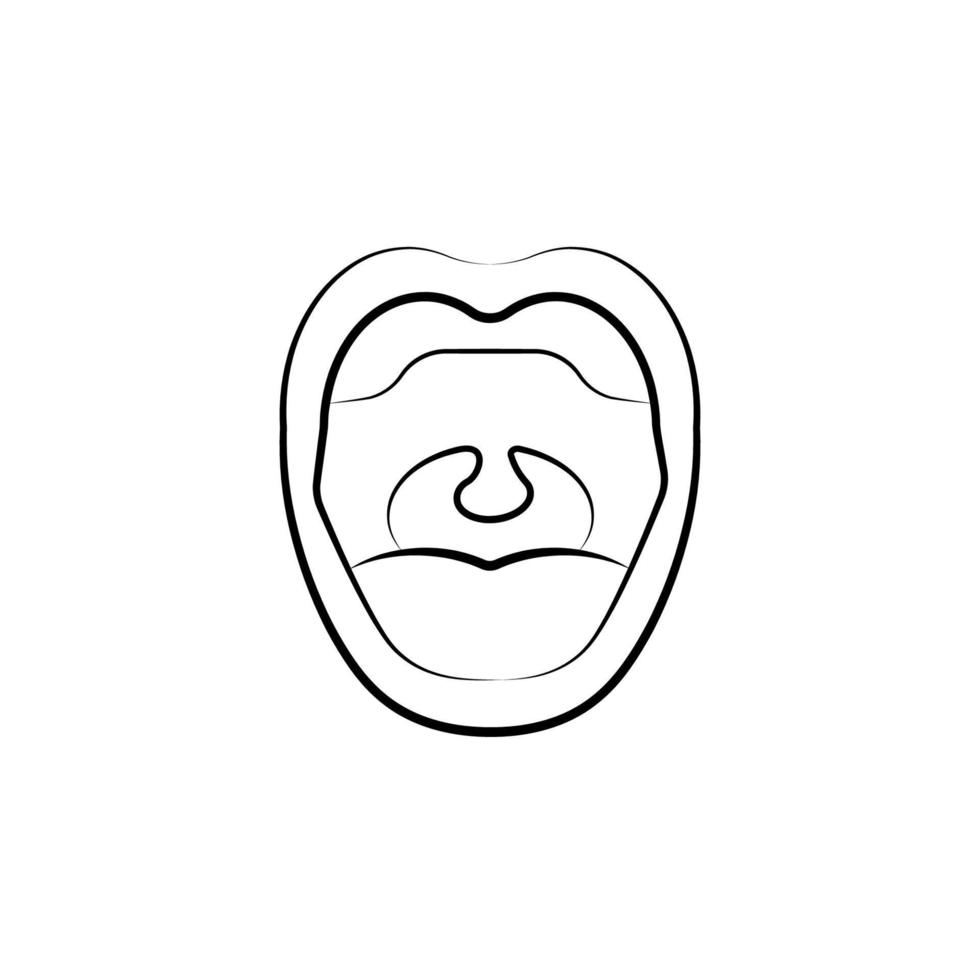 oral cavity vector icon illustration 23196304 Vector Art at Vecteezy