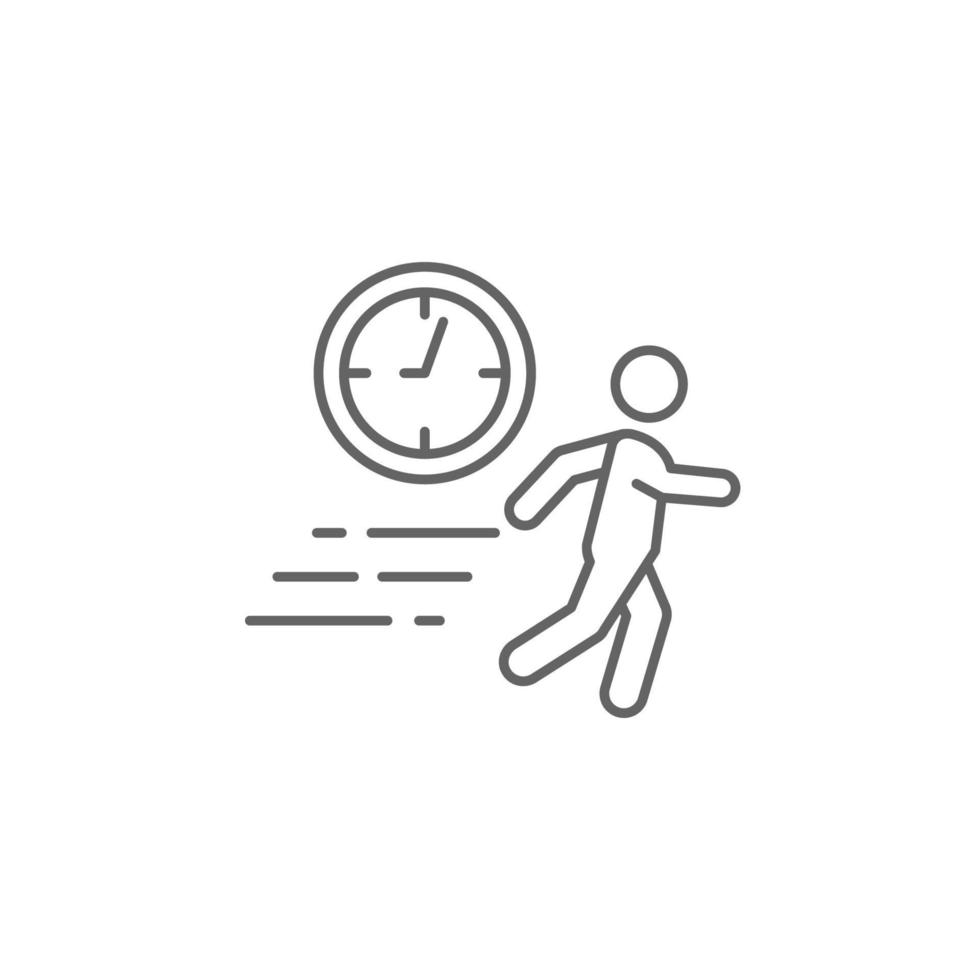 Fast, time management vector icon illustration