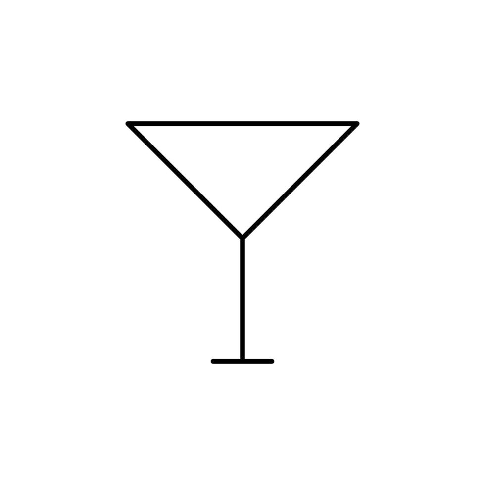 cocktail vector icon illustration