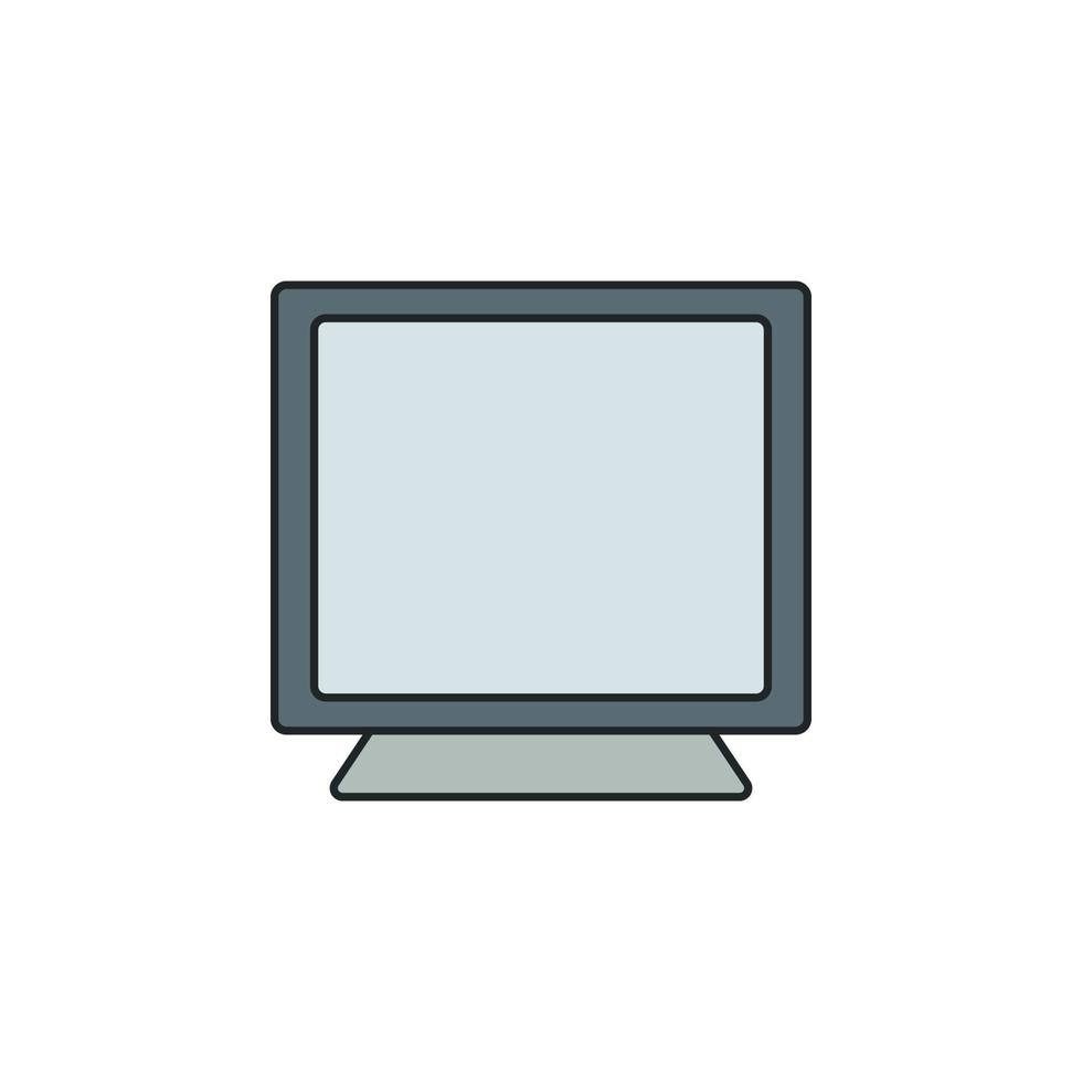 monitor vector icon illustration