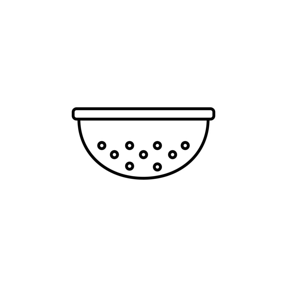 sieve vector icon illustration