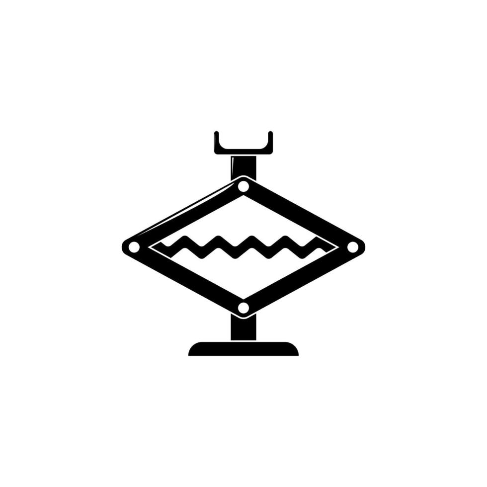 car jack vector icon illustration