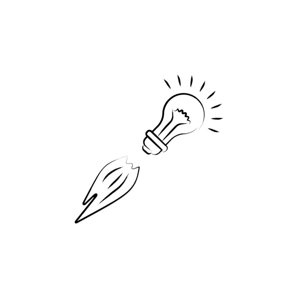 light bulb vector icon illustration