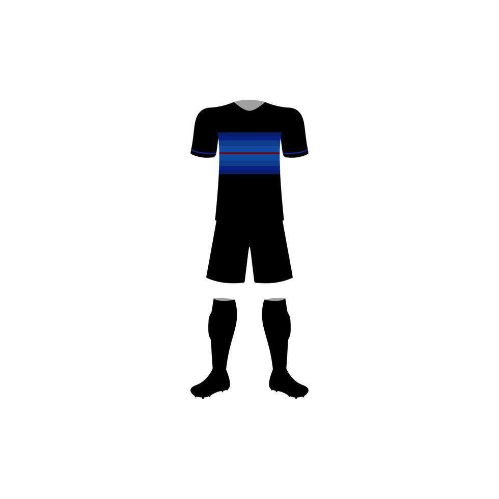 Japan national football form vector icon illustration