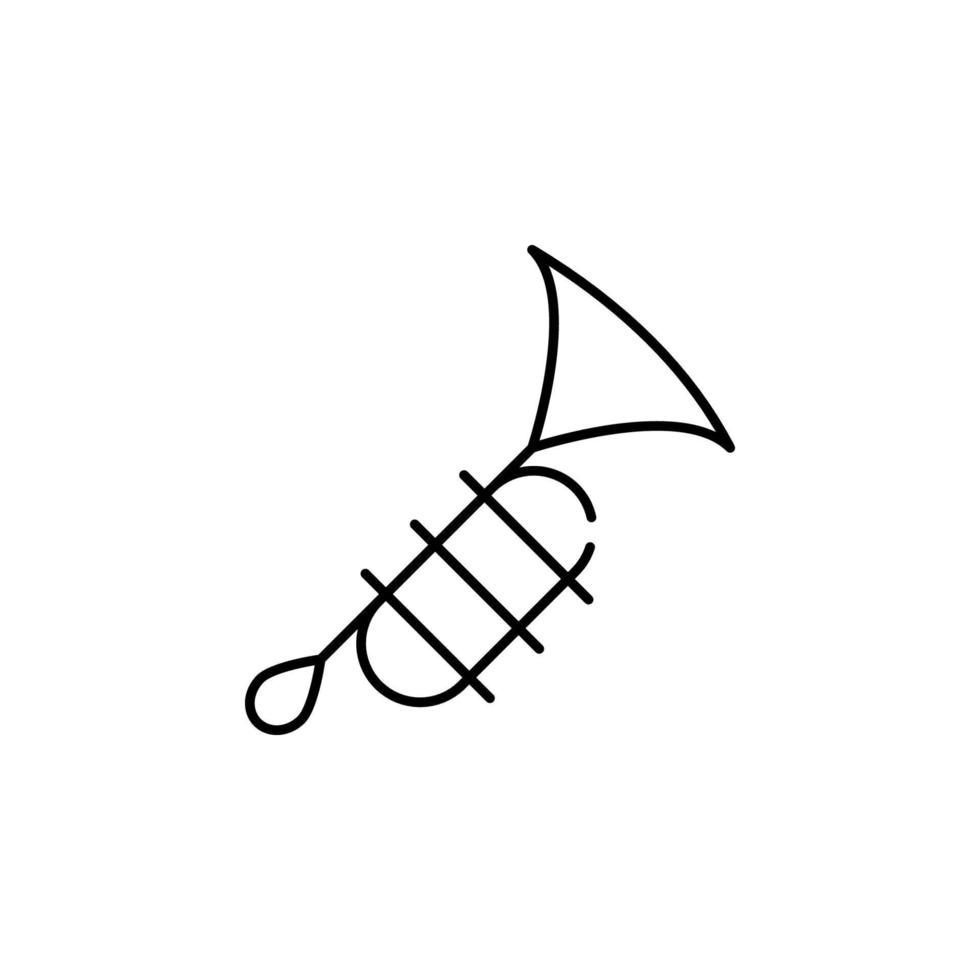 band, brass vector icon illustration