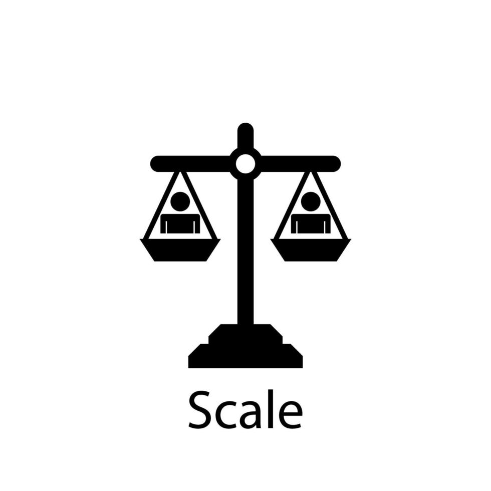 scale vector icon illustration