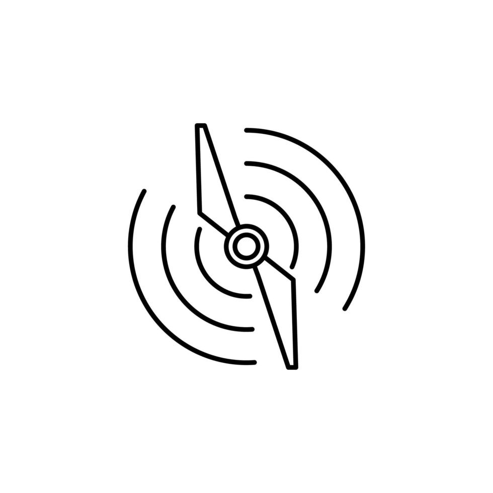 propeller, quadcopter, drone vector icon illustration