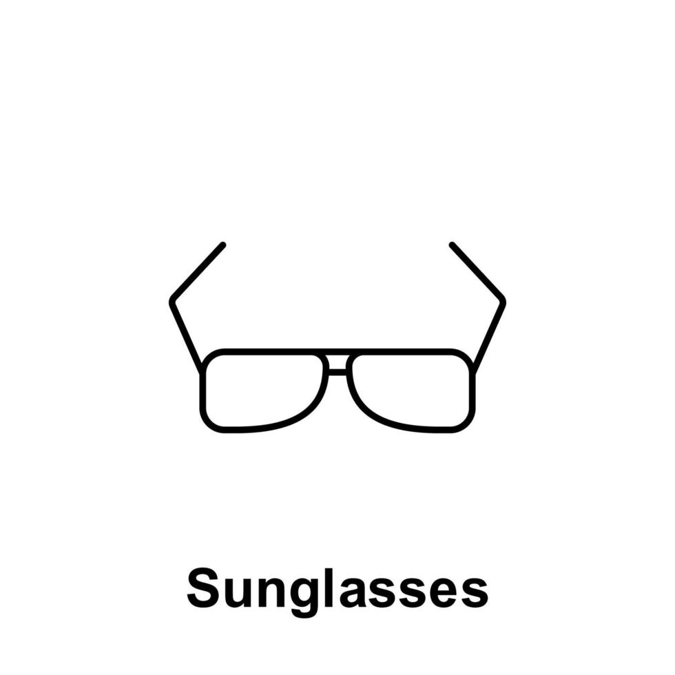 Sunglasses vector icon illustration