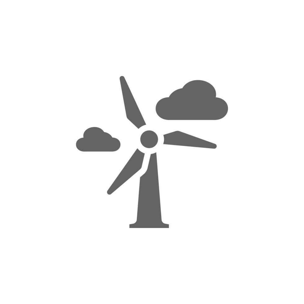 Wind vector icon illustration