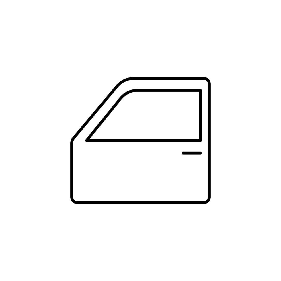 car door vector icon illustration