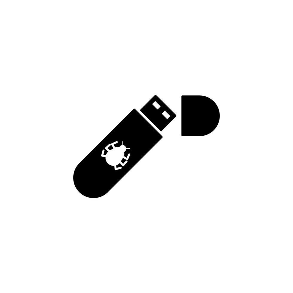 virus in flash card vector icon illustration
