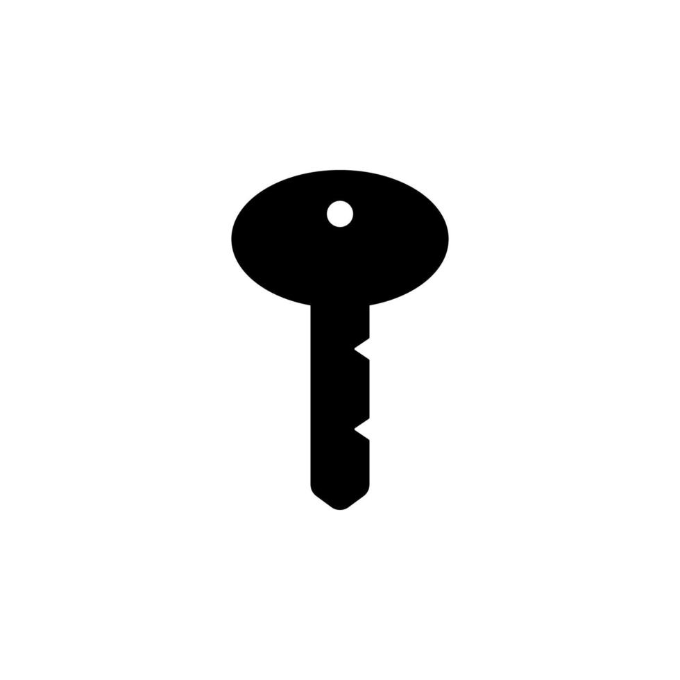 Key vector icon illustration