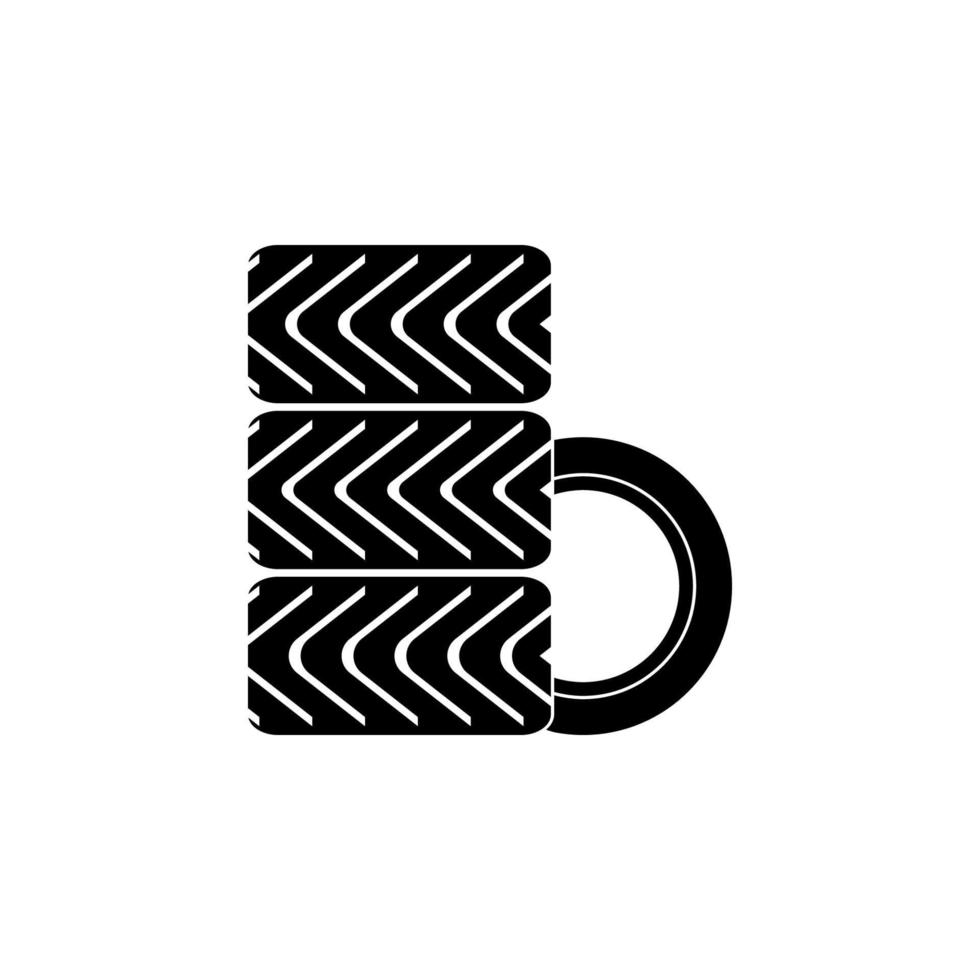 car wheels vector icon illustration