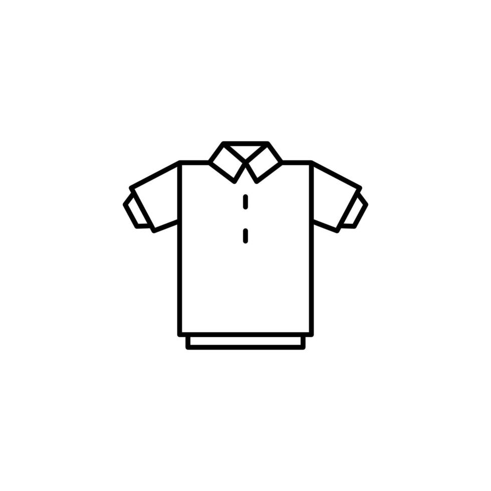 Polo, shirt, golf vector icon illustration