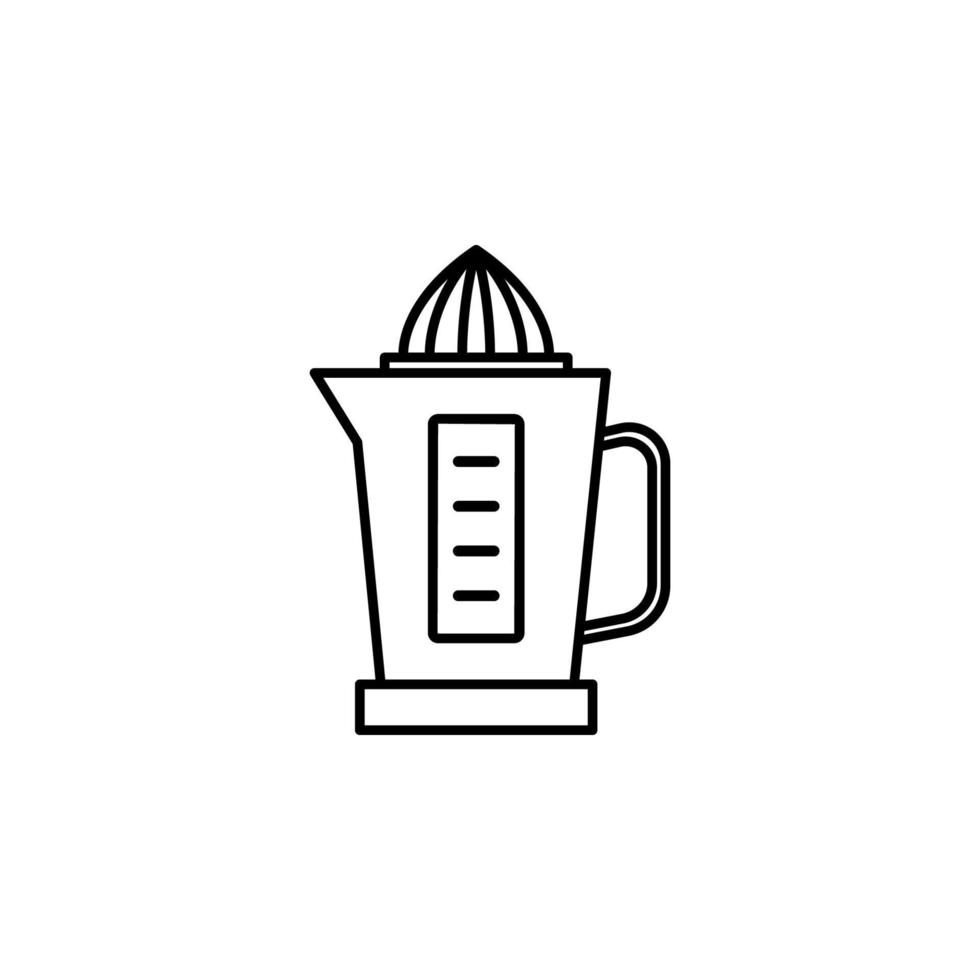 electric juicer, juice extractor, machine vector icon illustration