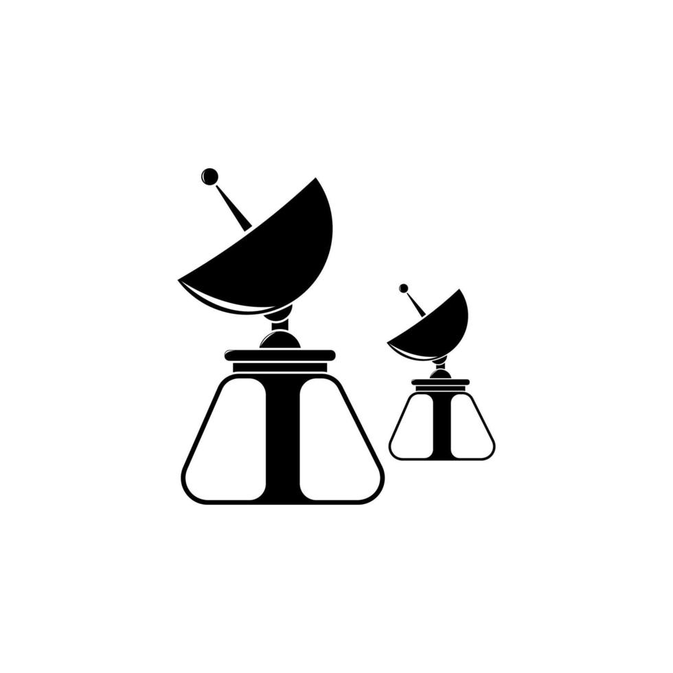 satellite dishes vector icon illustration