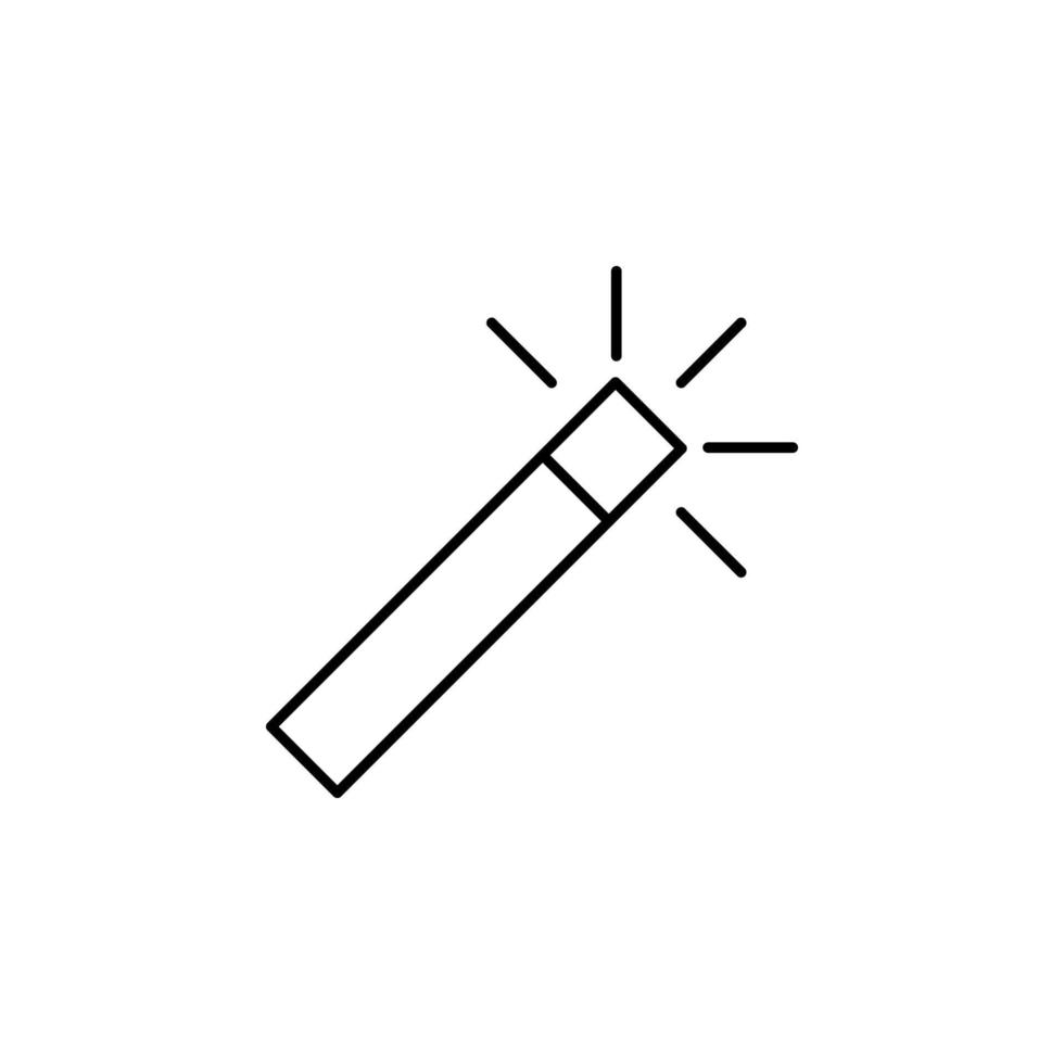 magic wand vector icon illustration
