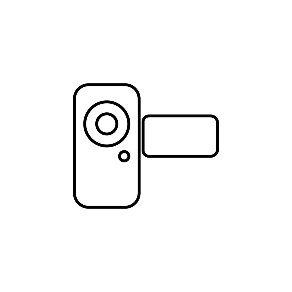 manual camera vector icon illustration