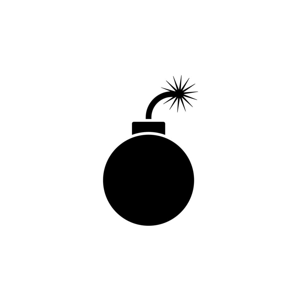bomba vector icono ilustración