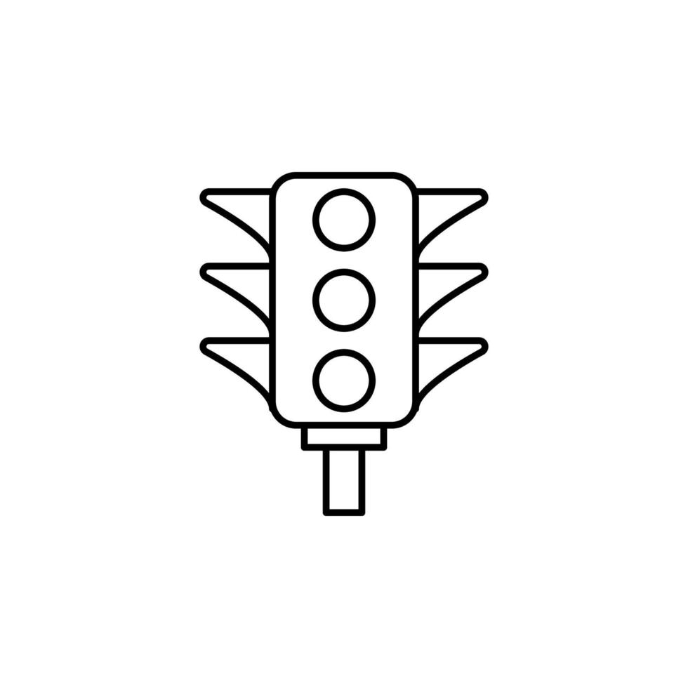 traffic light vector icon illustration