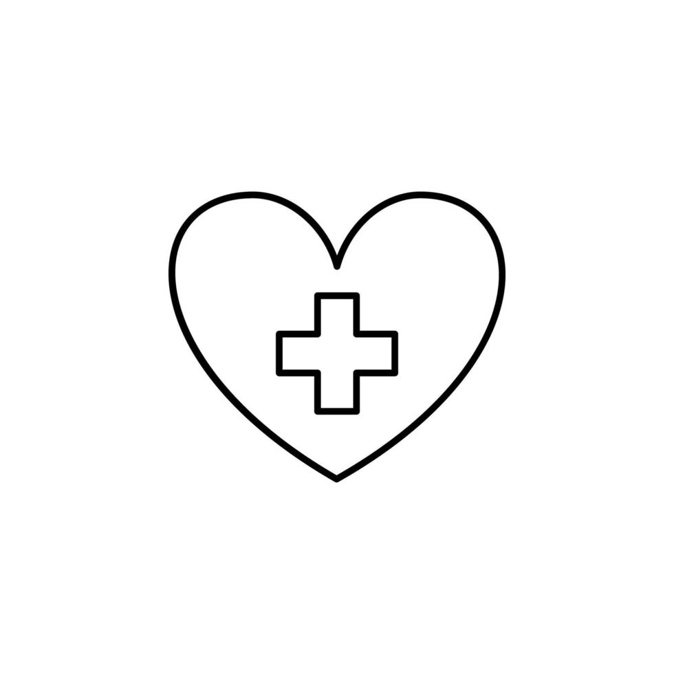 heart medical vector icon illustration