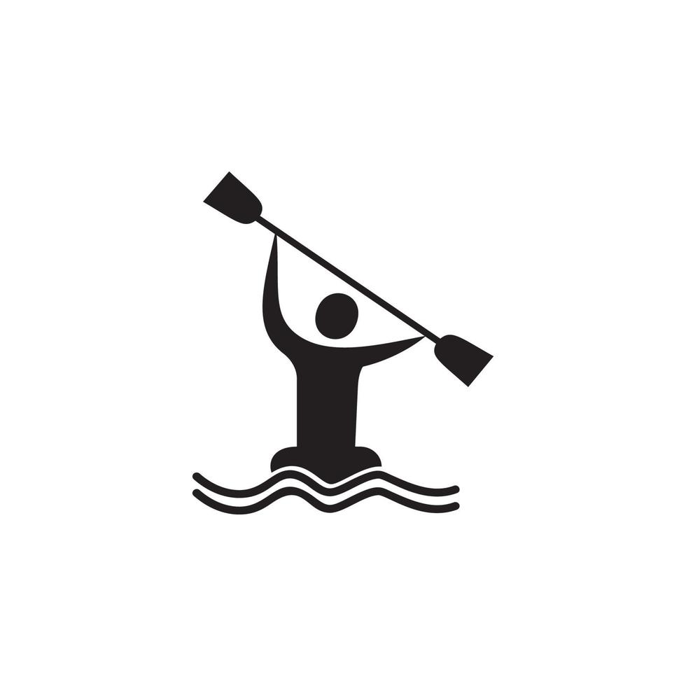 Windsurfing vector icon