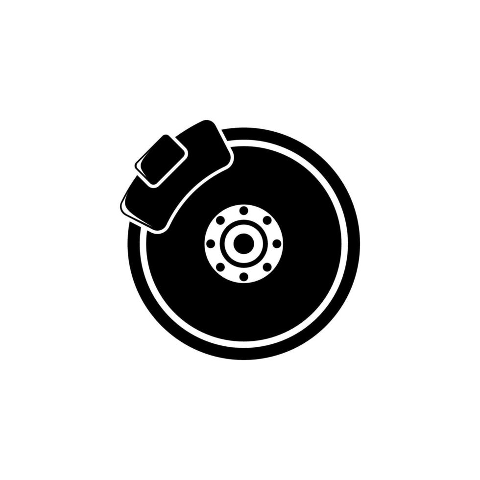 car reference disk vector icon illustration