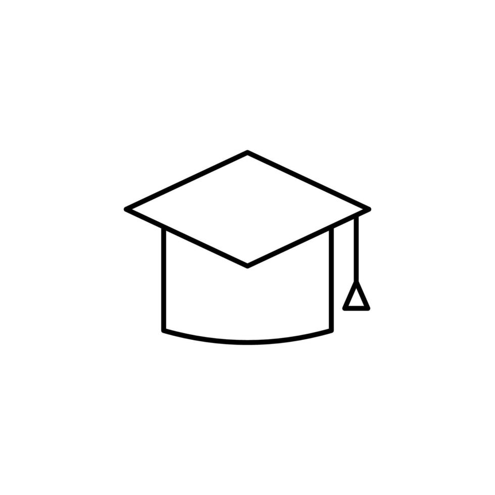 student hat vector icon illustration