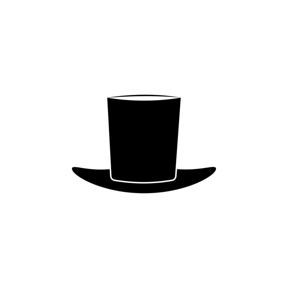 cylinder hat vector icon illustration