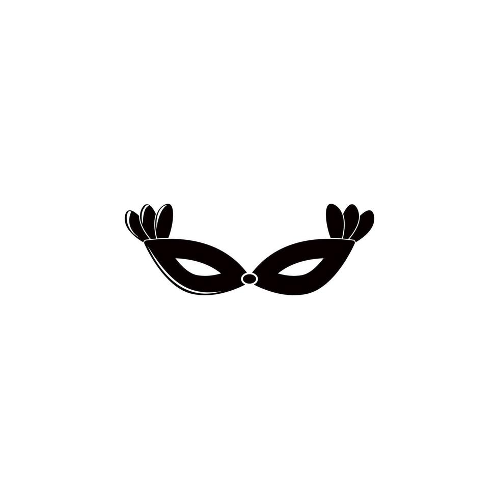 carnaval máscara vector icono ilustración